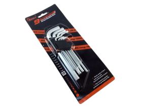 Klucze imbusowe długie 9 sztuk