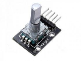 Moduł impulsator, enkoder z pinami na płytce