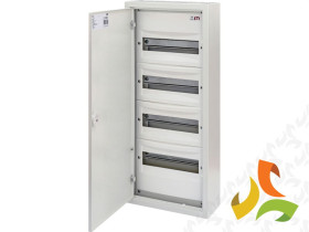Rozdzielnica natynkowa 48 modułowa 4x12M drzwi metal IP30 WRP12-4 001101378 ETI