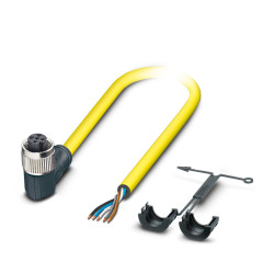 Kabel do siłownika/czujnika ze złączem Złącze M12 liczba rdzeni 5 długość 10m Rodzaj A Żeńskie Złącze B Wolne końcówki