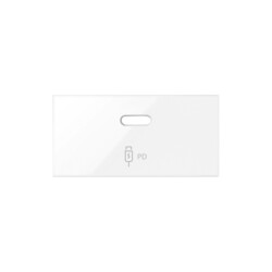 Pokrywa ładowarki USB C Simon 100, biały