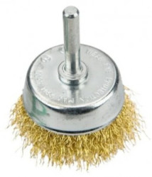 Szczotka druciana doczołowa z trzpieniem 75 mm /6szt./