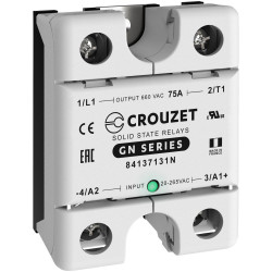 Crouzet 84137131N SSR 75A 660V AC Ideal for Heating &amp; Lighting Applications