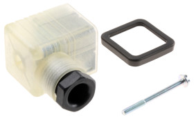 Złącze zaworu elektromagnetycznego A 2P+E 120 V Żeński LED: Tak dławnica M16 Wkręcane Hirschmann