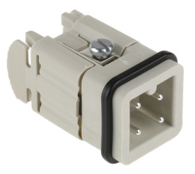 Wkładka złącza dużej mocy 3-pinowe EPIC 10A 3P Męski Wkręcane Montaż na kablu Proste