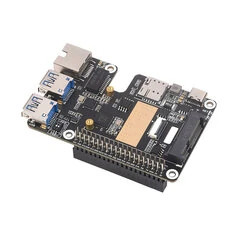 Płyta rozszerzeń PCIe Raspberry Pi 5 do MiniPCIe 4G Gigabit Ethernet USB 3.2 Gen1