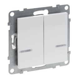 SUNO with Netatmo łącznik świecznikowy z N 2x250W biały 722182