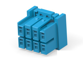 Wzmocnione złącze zasilania 8-pinowe TE Connectivity 300 V AC Żeński