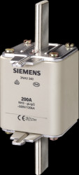 NH fuse NH3, 630 A, gG, 440 V (DC), 500 V (AC), 120 kA breaking capacity, 3NA3372