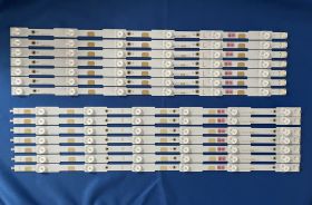 LISTWA LED LB55037 V0_02 (L) LB55037 V1_04 (R) PHILIPS 55 cali (55inch) ORYGINAŁ (KOMPLET 14 LISTEW)