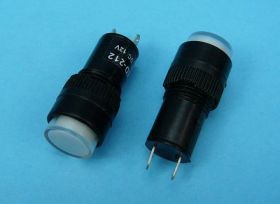 12V DC 12mm WHITE KONTROLKA