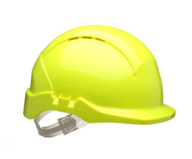 Kask ochronny, Żółty, ABS, Krótki, Concept Core