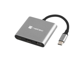 MULTI PORT NATEC FOWLER MINI USB-C PD, USB 3.0, HDMI 4K, NMP-1607