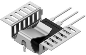 Clip-on heatsink, (L x W x H) 30 x 40 x 9 mm, 19.2 K/W, solderable surface, 10151953
