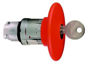 Napęd przycisku grzybk. O22 zat. awar. czerwony O60mm-z dział. zap. i blok., odr. kl. ZB4BS964