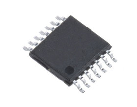 Wzmacniacz operacyjny Montaż powierzchniowy Pojedyncze 2 Wejście/wyjście typu szyna-szyna 1,8 → 5,5 V TSSOP14