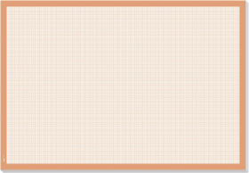 Sigel HO270 papier Podkładka na biurko Papier graficzny, w kratkę biały, pomarańczowy (S x W) 595 mm x 410 mm