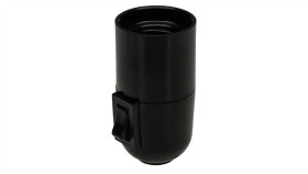 Oprawka Bakelitowa E27 Serii 7000/H4 Z Obudową Gładką I Wyłącznikiem...