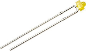 LED, THT, yellow, 590 nm, 160 to 270 mcd, 60°, 204YD2A-1B