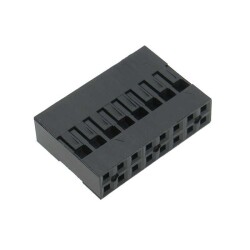 GNIAZDO BLD-16 2x8 PROSTE 2,54mm OBUDOWA CZARNA do PINY BL-T
