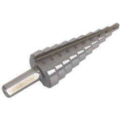Sealey AK4744 HSS 4341 Step Drill Bit 4-22mm Double Flute