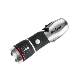 LATARKA WIELOFUNKCYJNA 3W REBEL 8 FUNKCJI NÓŻ MŁOTEK INNE