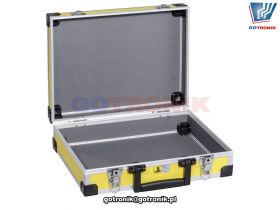 Walizka narzędziowa bez wyposażenia Allit AluPlus Basic L żółta