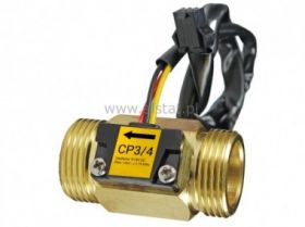 Czujnik przepływu cieczy; 3/4 cala