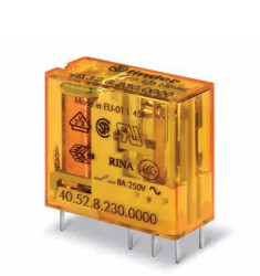 40.52.9.110.0000 Przekaźnik miniaturowy serii 40: 2 P; 8 A; cewka 110 V DC