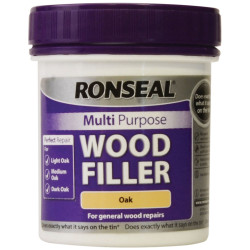 Ronseal 37529 Multipurpose Wood Filler Tub Oak 250g