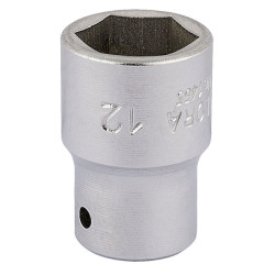 Elora 11101 12mm 1/4&quot; Square Drive Hexagon Socket