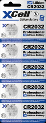 145538 Lithium button cell CR2032, 5-unit blister pack