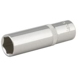 Sealey SP3813D Walldrive&#xAE; Socket 13mm Deep 3/8&quot;sq Drive Fully Polished