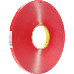3M 4905F196 VHB&#x2122; Tape 4905F, Transparent, 19 mm x 66 m, 0.5 mm