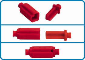 Element kodujacy do serii 7533 czerwony 753-150 /100szt./