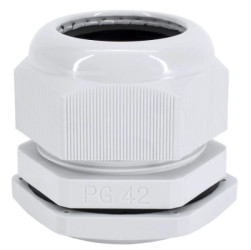 Dławica kablowa PG42 IP68 szary - 10 sztuk