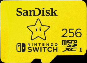 SDSQXAO-256G-GNCZN MicroSDXC-Speicherkarte 256GB, SanDisk Nintendo Switch