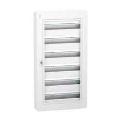 Rozdzielnica PrismaSeT XS 6x24 PSXS-6-24-NT-P natynkowa drzwi przezroczyste IP40 IK09 LVSXR624