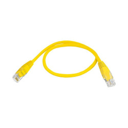 Kabel LAN Kat.5 UTP 1,5m Żółty