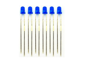 3mm LED Blue - 100 PCs