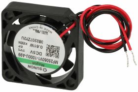 Wentylator; MF25060V1-1000U-A99; 25x25x6mm; magnetyczne Vapo; 5V; DC; 0,61W; 5,1m3/h; 24,8dB; 115mA; 13000RPM; 2 przewody; Sunon