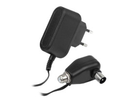 Zasilacz antenowy impulsowy 12V 100mA z gniazdem typu F