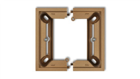 Deco Puszka Natynkowa Pojedyncza, Składana Deco Złoty Metalik 8Dpu-1