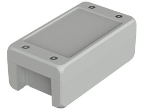Aluminum enclosure, (L x W x H) 159 x 86 x 60 mm, light gray (RAL 7035), IP69K, 00163125