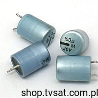 100uF-40V 100uF 40V Electrolytic RADIAL PHILIPS CUT
