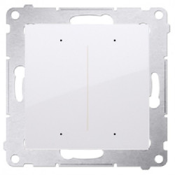 Sterownik przyciskowy oświetleniowy Wi-Fi SWITCH D 2x5A 230V SIMON 54 GO biały Kontakt Simon DEW2W.01/11