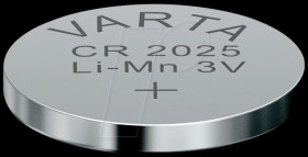 6025101401 Varta button cell battery, 3 V, 170 mAh, 20x2.5 mm