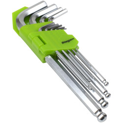 Sealey S01260 Siegen Long Ball-End Hex Key Set 9pc