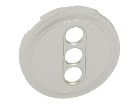 CELIANE Plakietka gniazd 3x RCA "żeńskich" tytanowa 068513 LEGRAND