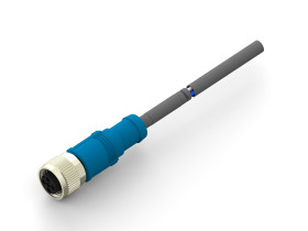 Zespół Kablowy ze złączem Złącze M12 długość 1.5m Rodzaj A Żeńskie Złącze B Złącze M12